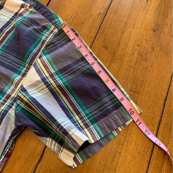 Eddie Bauer Mens Plaid Short Sleeved Button Down Shirt Multicolored M - Picture 5 of 7